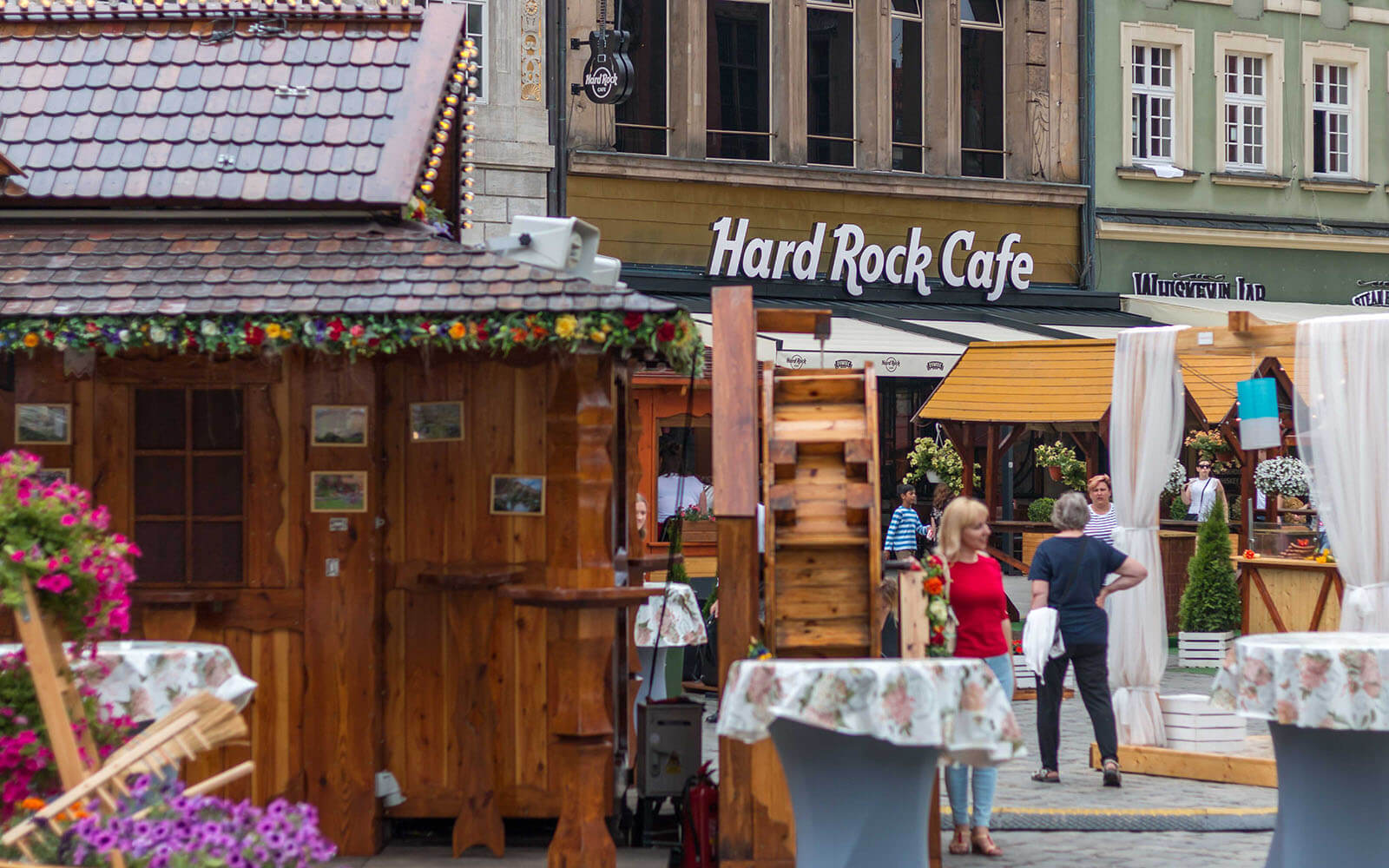 Hard Rock Cafe na Wrocławskim rynku